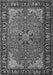 Serging Thickness of Machine Washable Persian Gray Traditional Rug, wshtr1914gry