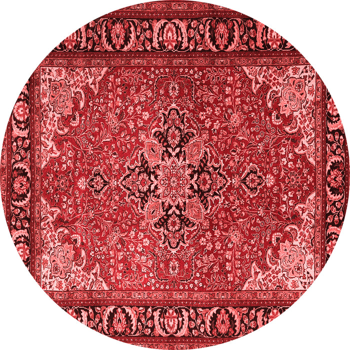 Machine Washable Persian Red Traditional Rug, wshtr1914red