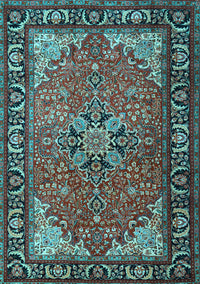 Persian Light Blue Traditional Rug, tr1914lblu