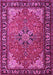 Machine Washable Persian Pink Traditional Rug, wshtr1914pnk