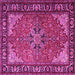 Square Persian Pink Traditional Rug, tr1914pnk