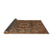 Sideview of Traditional Bronze Brown Animal Rug, tr1915