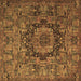 Square Machine Washable Animal Brown Traditional Rug, wshtr1915brn