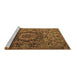 Sideview of Machine Washable Animal Brown Traditional Rug, wshtr1915brn