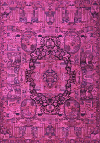 Animal Pink Traditional Rug, tr1915pnk