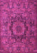 Animal Pink Traditional Rug, tr1915pnk