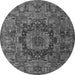 Square Animal Gray Traditional Rug, tr1915gry