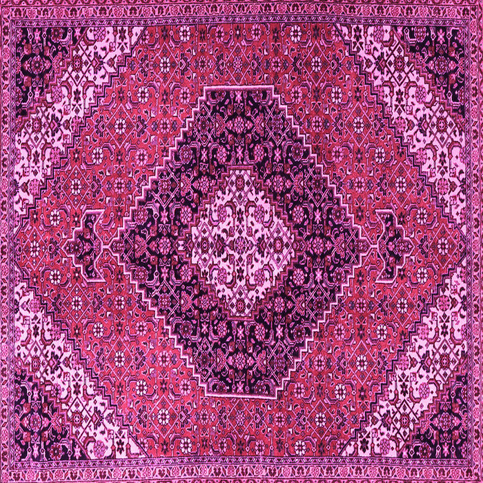 Square Persian Pink Traditional Rug, tr1916pnk