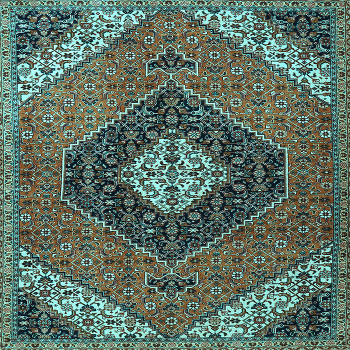 Square Persian Light Blue Traditional Rug, tr1916lblu