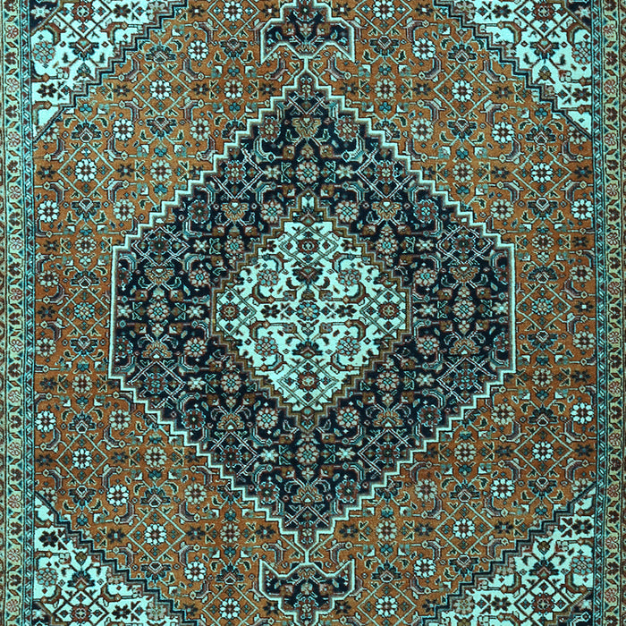Machine Washable Persian Light Blue Traditional Rug, wshtr1916lblu