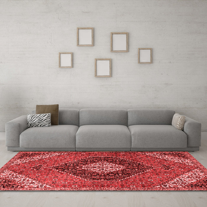 Traditional Red Washable Rugs