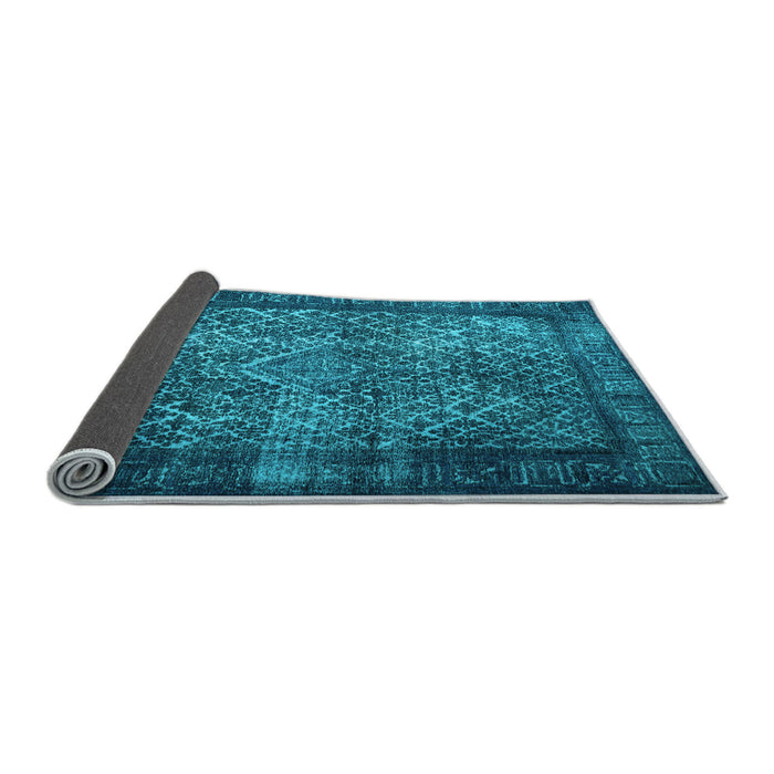 Sideview of Persian Light Blue Traditional Rug, tr1917lblu