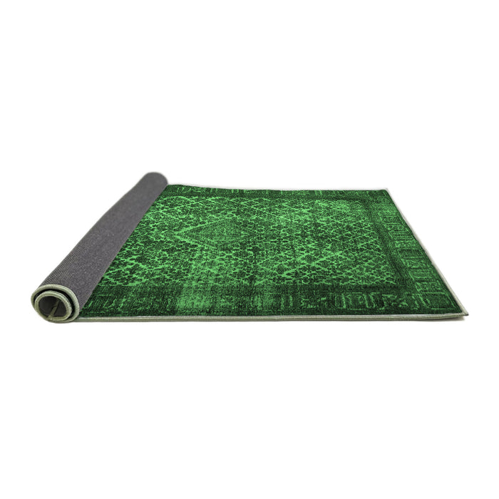 Sideview of Persian Emerald Green Traditional Rug, tr1917emgrn