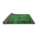 Sideview of Persian Emerald Green Traditional Rug, tr1917emgrn