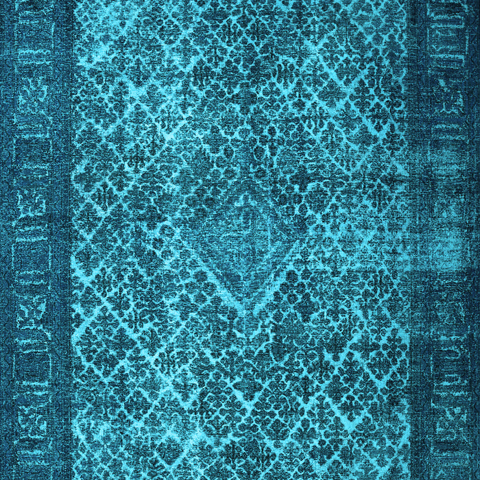Machine Washable Persian Light Blue Traditional Rug, wshtr1917lblu