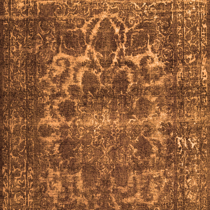 Serging Thickness of Machine Washable Persian Orange Traditional Area Rugs, wshtr1918org