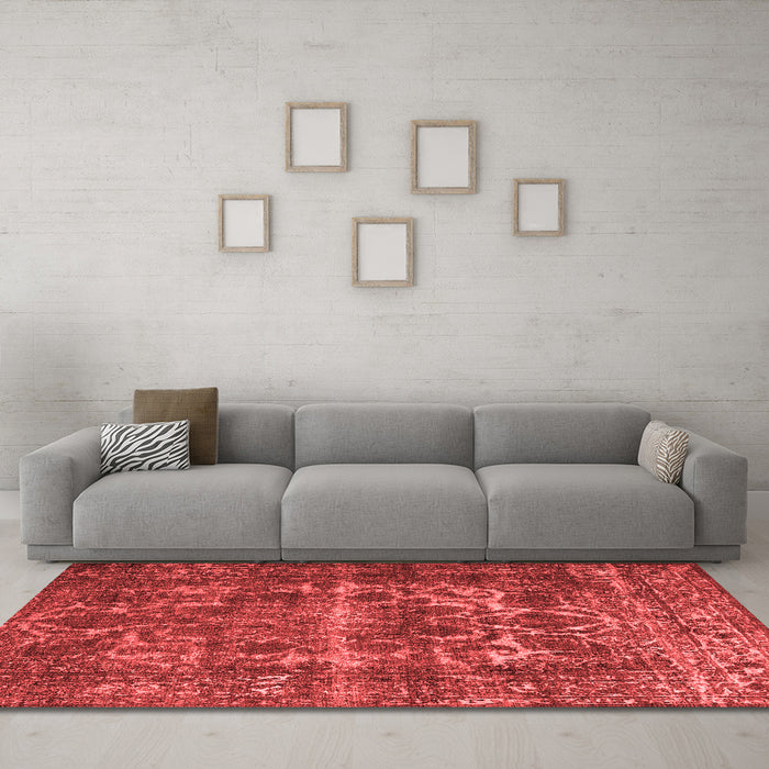 Traditional Red Washable Rugs