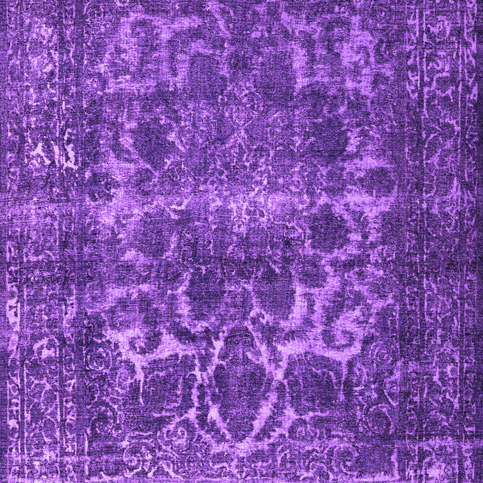 Machine Washable Persian Purple Traditional Area Rugs, wshtr1918pur