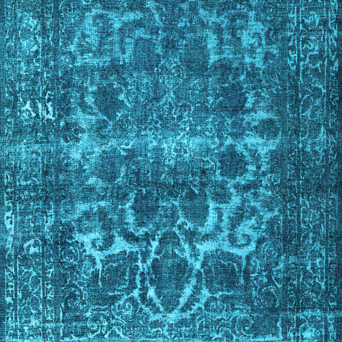 Machine Washable Persian Light Blue Traditional Rug, wshtr1918lblu