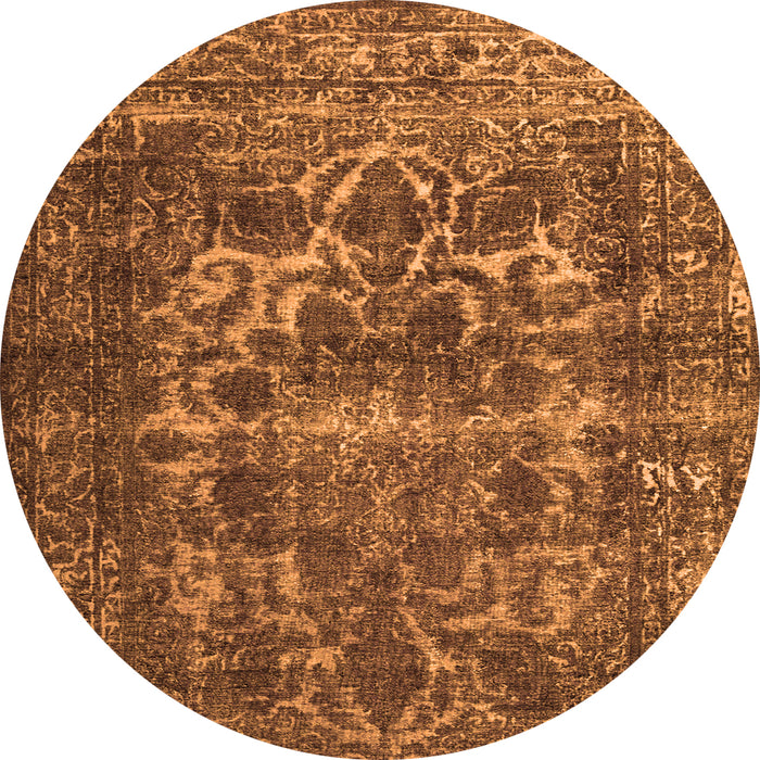 Machine Washable Persian Orange Traditional Area Rugs, wshtr1918org