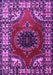 Medallion Purple Traditional Rug, tr1919pur