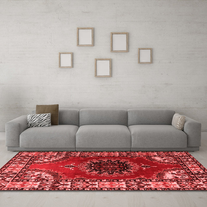 Traditional Red Washable Rugs