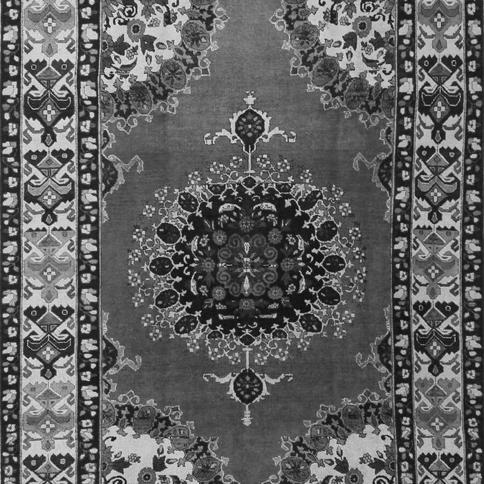 Medallion Gray Traditional Rug, tr1919gry
