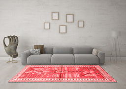 Traditional Red Washable Rugs