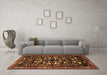 Machine Washable Animal Brown Traditional Rug in a Living Room,, wshtr1920brn