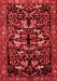 Animal Red Traditional Area Rugs