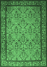 Persian Emerald Green Traditional Rug, tr1921emgrn