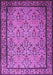 Machine Washable Persian Purple Traditional Area Rugs, wshtr1921pur