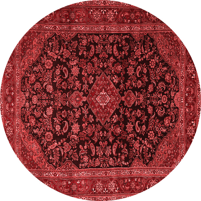 Machine Washable Persian Red Traditional Rug, wshtr1922red