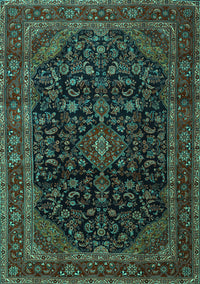 Persian Turquoise Traditional Rug, tr1922turq