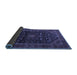 Sideview of Persian Blue Traditional Rug, tr1922blu