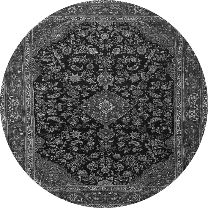 Square Persian Gray Traditional Rug, tr1922gry