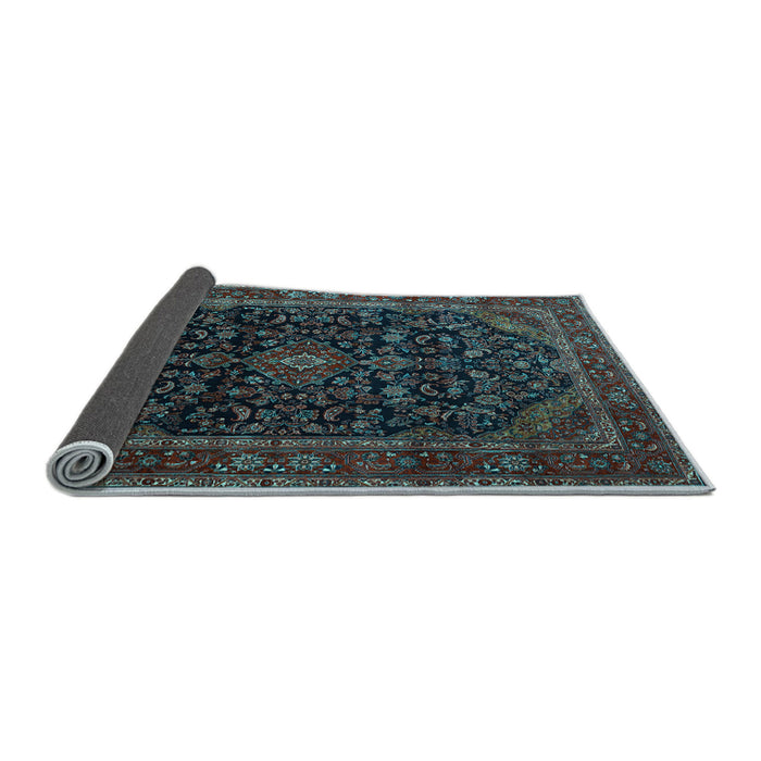Sideview of Persian Light Blue Traditional Rug, tr1922lblu
