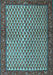 Machine Washable Persian Light Blue Traditional Rug, wshtr1923lblu