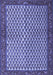 Machine Washable Persian Blue Traditional Rug, wshtr1923blu