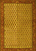 Machine Washable Persian Yellow Traditional Rug, wshtr1923yw