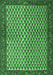 Machine Washable Persian Emerald Green Traditional Area Rugs, wshtr1923emgrn