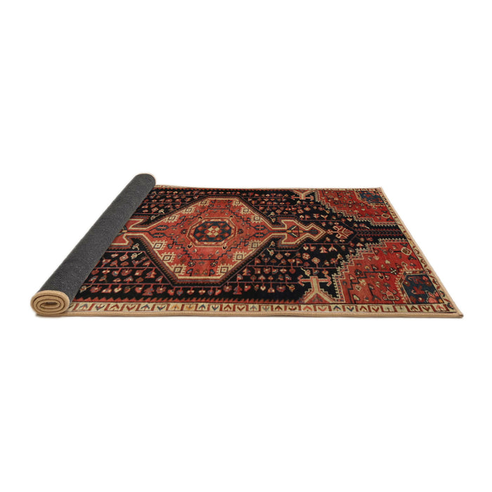 Sideview of Traditional Red Persian Rug, tr1924