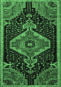 Persian Emerald Green Traditional Rug, tr1924emgrn