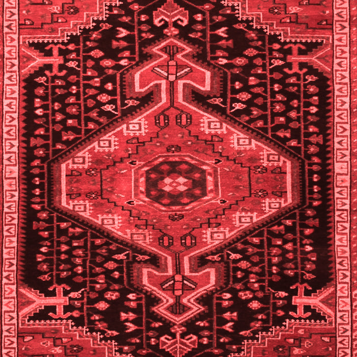 Machine Washable Persian Red Traditional Rug, wshtr1924red