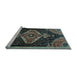 Sideview of Machine Washable Persian Light Blue Traditional Rug, wshtr1924lblu