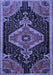 Machine Washable Persian Blue Traditional Rug, wshtr1924blu