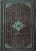 Machine Washable Persian Light Blue Traditional Rug, wshtr1925lblu