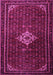 Machine Washable Persian Pink Traditional Rug, wshtr1925pnk