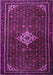 Machine Washable Persian Purple Traditional Area Rugs, wshtr1925pur