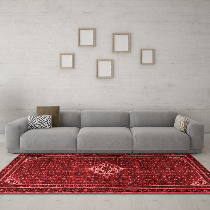 Traditional Red Washable Rugs
